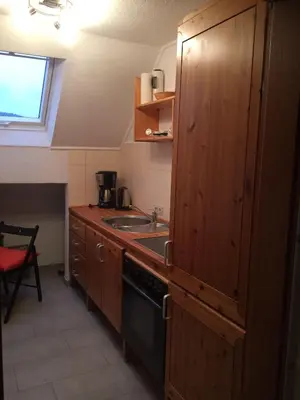 Küche/Küchenzeile in der Unterkunft Ferienwohnung Michels