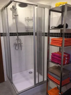 Ein Badezimmer in der Unterkunft Ferienwohnung Michels