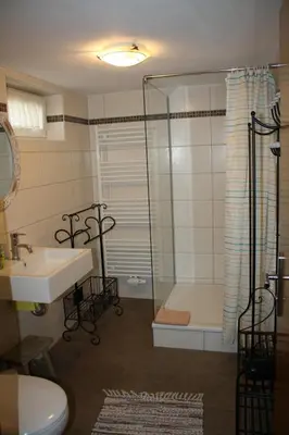 Ein Badezimmer in der Unterkunft Ferienhaus Lilli