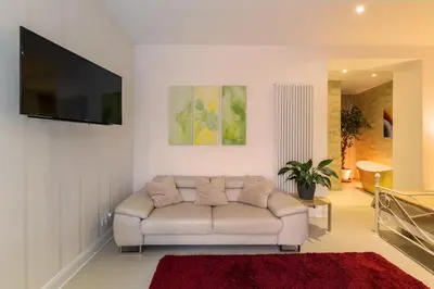 TV/Unterhaltungsangebot in der Unterkunft Appartements an der Therme