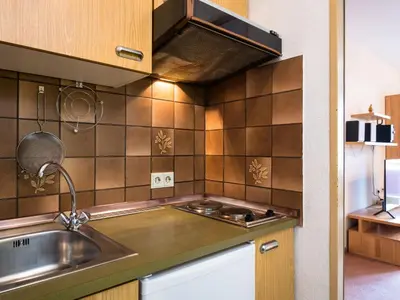 Küche/Küchenzeile in der Unterkunft Apartment Birke - A504 by Interhome