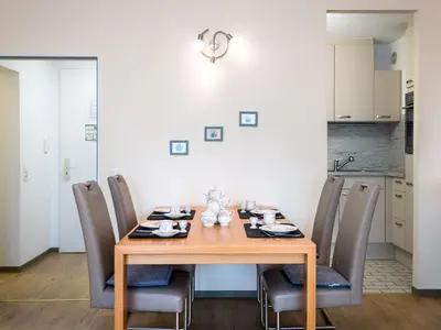 Küche/Küchenzeile in der Unterkunft Apartment Löwenzahn - A808 by Interhome