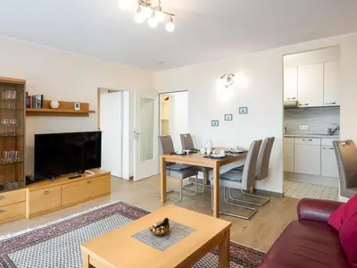 Küche/Küchenzeile in der Unterkunft Apartment Löwenzahn - A808 by Interhome