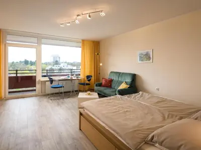 Ein Bett oder Betten in einem Zimmer der Unterkunft Apartment Sonnenschein - B807 by Interhome