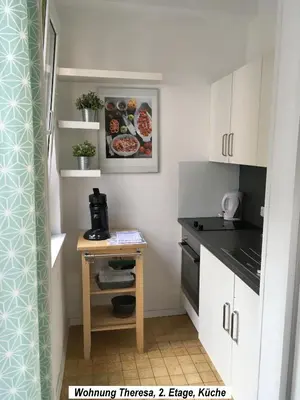 Küche/Küchenzeile in der Unterkunft Ferienwohnung im Herzen der Koblenzer Altstadt