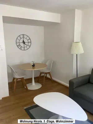 Ein Sitzbereich in der Unterkunft Ferienwohnung im Herzen der Koblenzer Altstadt