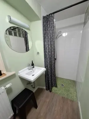 Ein Badezimmer in der Unterkunft Ferienhaus N° 14