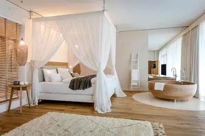 Ein Bett oder Betten in einem Zimmer der Unterkunft Seezeitlodge Hotel & Spa