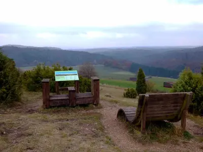 Naturlandschaft in der Nähe des Ferienhauses