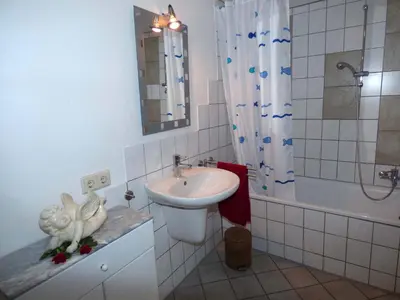 Ein Badezimmer in der Unterkunft Relaxen am Nationalpark Eifel