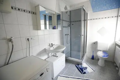 Ein Badezimmer in der Unterkunft Ferienwohnung Pretz