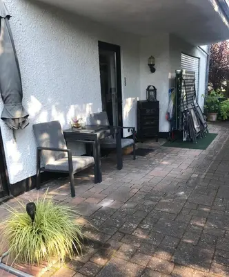 Ein Patio oder anderer Außenbereich in der Unterkunft Saar-Mosel-Tal
