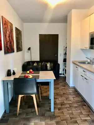 Küche/Küchenzeile in der Unterkunft Saar-Mosel-Tal