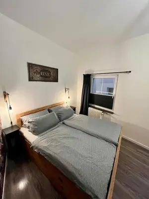 Ein Bett oder Betten in einem Zimmer der Unterkunft Pension Winnemuller