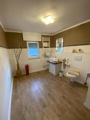 Ein Badezimmer in der Unterkunft Ferienwohnung Ambiente II und III