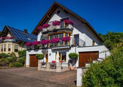Das Gebäude in dem sich die Ferienwohnung befindet