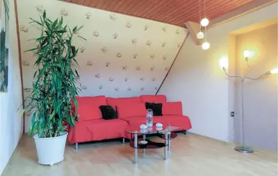 Ein Sitzbereich in der Unterkunft Cozy Apartment In Meisburg With Wifi
