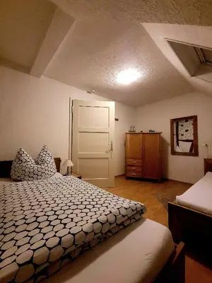 Ein Bett oder Betten in einem Zimmer der Unterkunft Haus Alte Schule