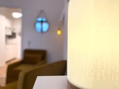 Ein Sitzbereich in der Unterkunft Über den Dächern Boppards