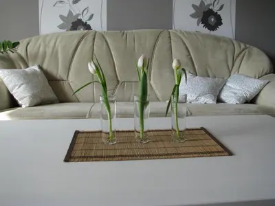Ein Sitzbereich in der Unterkunft Ferienwohnung Arnold