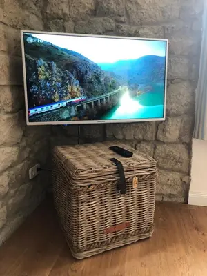 TV/Unterhaltungsangebot in der Unterkunft Ferienwohnung Ankerplatz