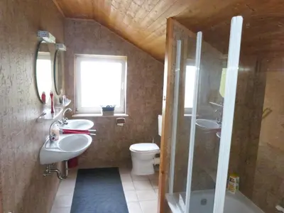 Ein Badezimmer in der Unterkunft Ferienhaus Sternenhimmel