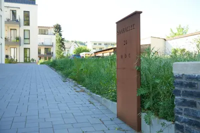 Ein Garten an der Unterkunft Ferienwohnung Freiraum