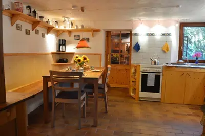 Küche/Küchenzeile in der Unterkunft Haus Kaspers