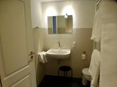 Ein Badezimmer in der Unterkunft Ahle Uhl