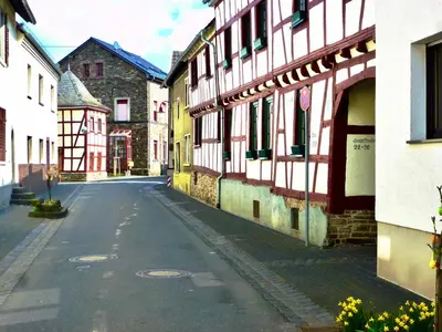 Das Gebäude in dem sich die Ferienwohnung befindet