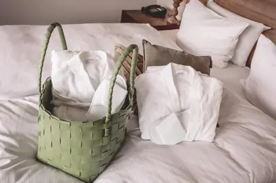 Ein Bett oder Betten in einem Zimmer der Unterkunft Marienhöh - Hideaway & Spa