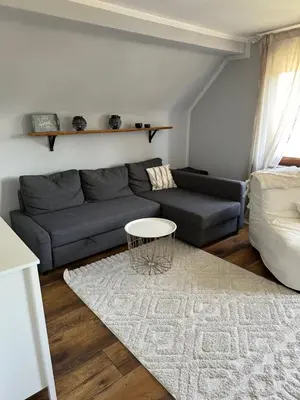 Ein Sitzbereich in der Unterkunft Daddy's home