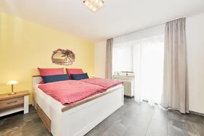 Ein Bett oder Betten in einem Zimmer der Unterkunft Haus Constanze