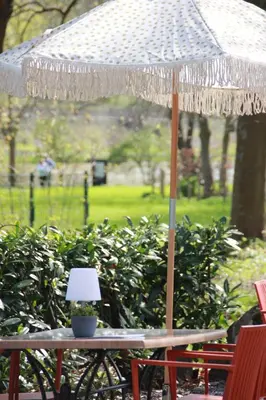 Ein Garten an der Unterkunft Weingut Schumacher - mit privatem Saunabereich
