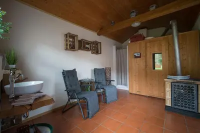 Küche/Küchenzeile in der Unterkunft Ferienwohnung Hoffmann - Eifel