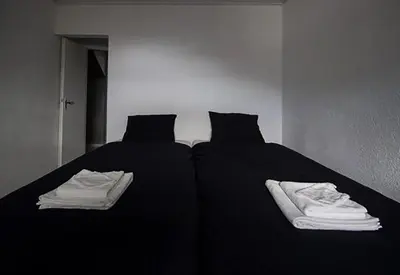 Ein Bett oder Betten in einem Zimmer der Unterkunft DF am Ring Nürburg