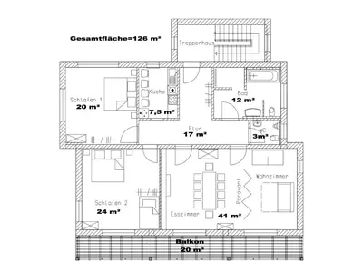 Grundriss der Unterkunft Fewo-LuxSus