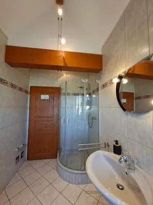 Ein Badezimmer in der Unterkunft Ferienwohnung Hunsrück