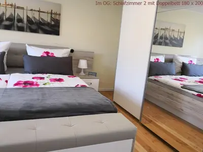 Ein Bett oder Betten in einem Zimmer der Unterkunft Maifeld-Fewo Sonnenschein