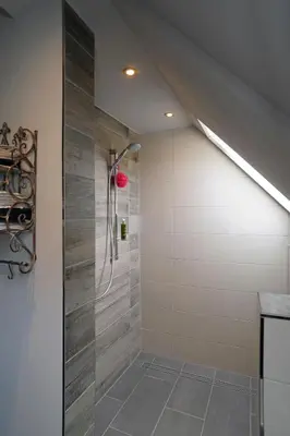Ein Badezimmer in der Unterkunft Ferienwohnung Maarland