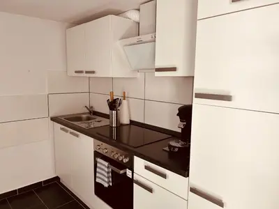 Küche/Küchenzeile in der Unterkunft Gästehaus Klostergasse