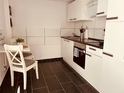 Küche/Küchenzeile in der Unterkunft Gästehaus Klostergasse