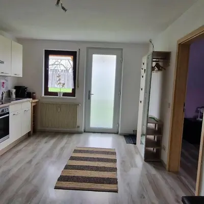 Küche/Küchenzeile in der Unterkunft Ferienwohnung Sehnental