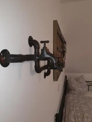 Ein Bett oder Betten in einem Zimmer der Unterkunft Gästehaus Alte Giesserei