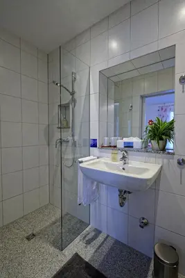 Ein Badezimmer in der Unterkunft Gästehaus Am Hochsimmer