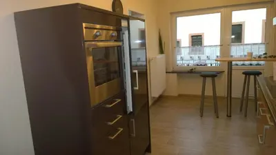 Küche/Küchenzeile in der Unterkunft Ferienwohnung Kylltal
