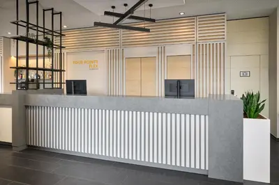 Lobby/Rezeption in der Unterkunft Four Points Flex by Sheraton Koblenz