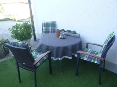 Ein Garten an der Unterkunft Brigitte Karst