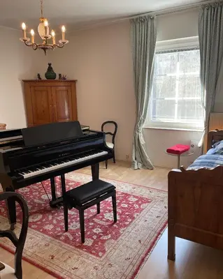 Grundriss der Unterkunft Musikalische Ferienwohnung mit Rheinblick