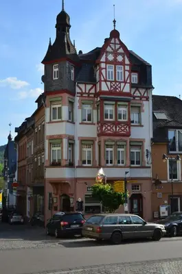 Das Gebäude in dem sich die Ferienwohnung befindet